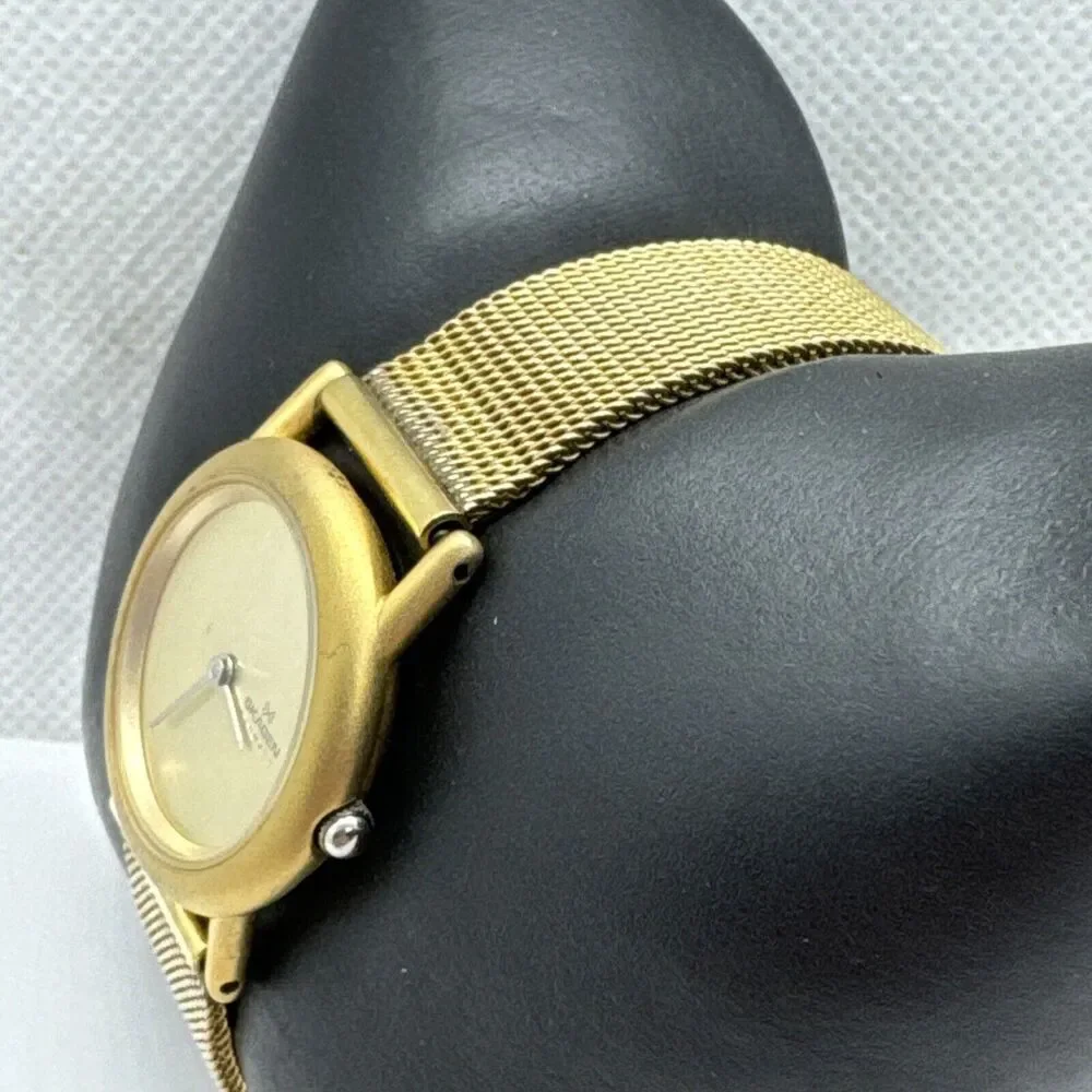 Skagen 45GG Women's Gold Tone Analog Dial Quartz Genuine Wrist Watch JNA568
